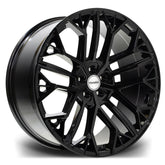Riviera Rv198 Gloss Black 23 Inch Alloys - 5x112 25 66.6